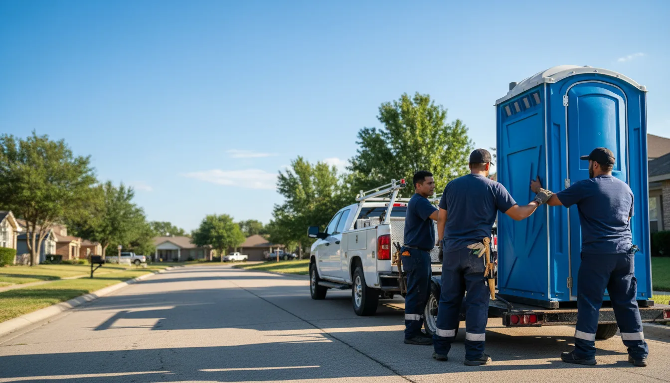 Portable Toilet Rental in Lazbuddie, TX near me